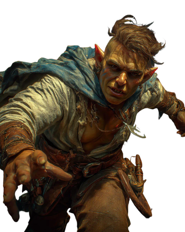Half-Orc Adventurer V4 Vinyl Car Decal Sticker – Waterproof & UV-Resistant 4.0"