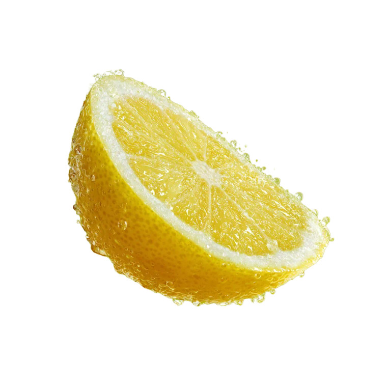 Fresh Lemon Wedge Vinyl Car Decal Sticker – Waterproof & UV-Resistant 3.4133333333333336"