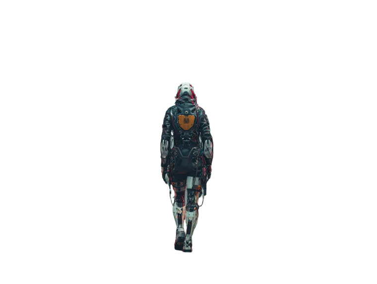 Dystopian Cyborg V3 Vinyl Car Decal Sticker – Waterproof & UV-Resistant 6.1866666666666665"