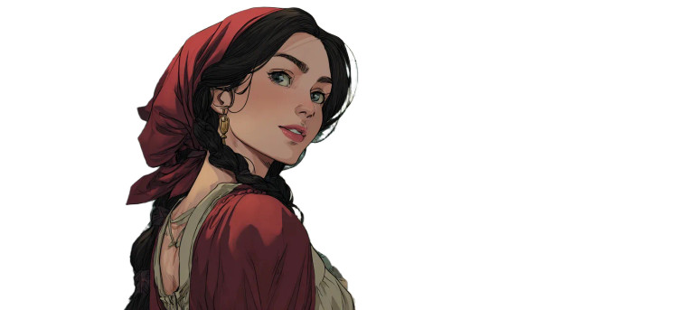 Medieval Female Villager Vinyl Car Decal Sticker – Waterproof & UV-Resistant 2.453333333333333" Medieval Female Villager Vinyl Car Decal Sticker – Waterproof & UV-Resistant 2.453333333333333"