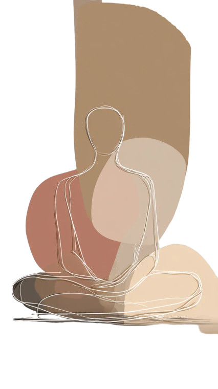 Minimalistic Lotus Sitter Vinyl Car Decal Sticker – Waterproof & UV-Resistant 9.706666666666667"