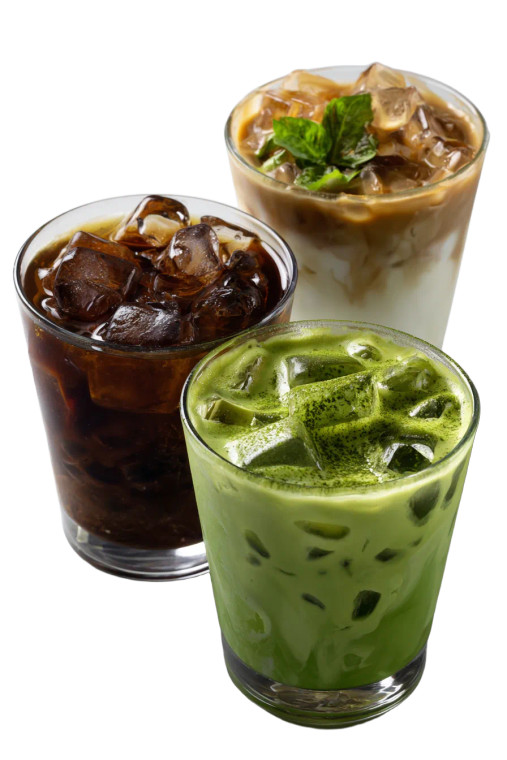 Assorted Iced Coffees Vinyl Car Decal Sticker – Waterproof & UV-Resistant 8.96"