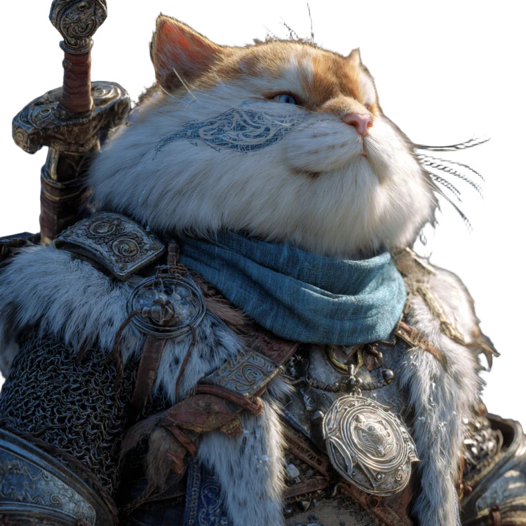 Cat-Man Bladesinger Vinyl Car Decal Sticker – Waterproof & UV-Resistant 3.4133333333333336"