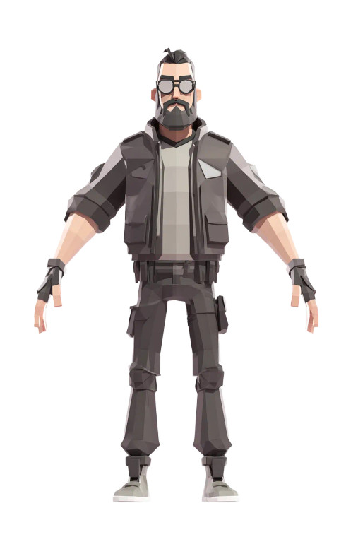 Cyberpunk Engineer Vinyl Car Decal Sticker – Waterproof & UV-Resistant 8.96"