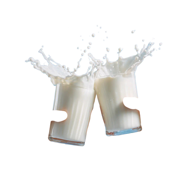 Clinking Milk Glasses Vinyl Car Decal Sticker – Waterproof & UV-Resistant 6.826666666666667"