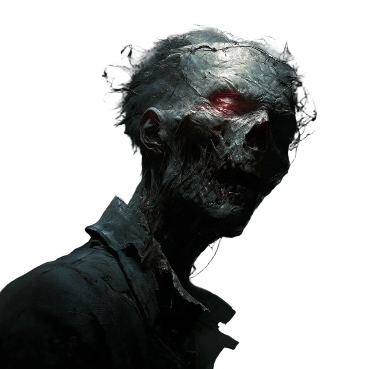 Creepy Zombie V2 Vinyl Car Decal Sticker – Waterproof & UV-Resistant 3.4133333333333336"