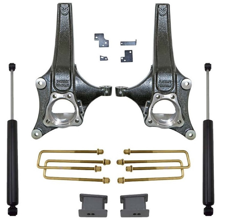 MaxTrac Lift Kit Suspension | Extreme 3-1/2" Front Lift | Ultimate 1" Rear Lift | With Shocks | Limited Lifetime Warranty
