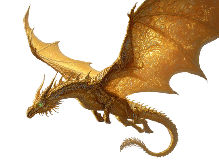 Golden Dragon Flight V7 Vinyl Car Decal Sticker – Waterproof & UV-Resistant 6.1866666666666665"