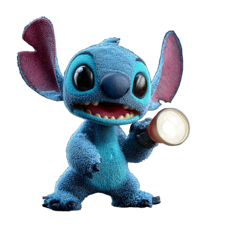 Stich With Flashlight Vinyl Car Decal Sticker – Waterproof & UV-Resistant 3.4133333333333336"