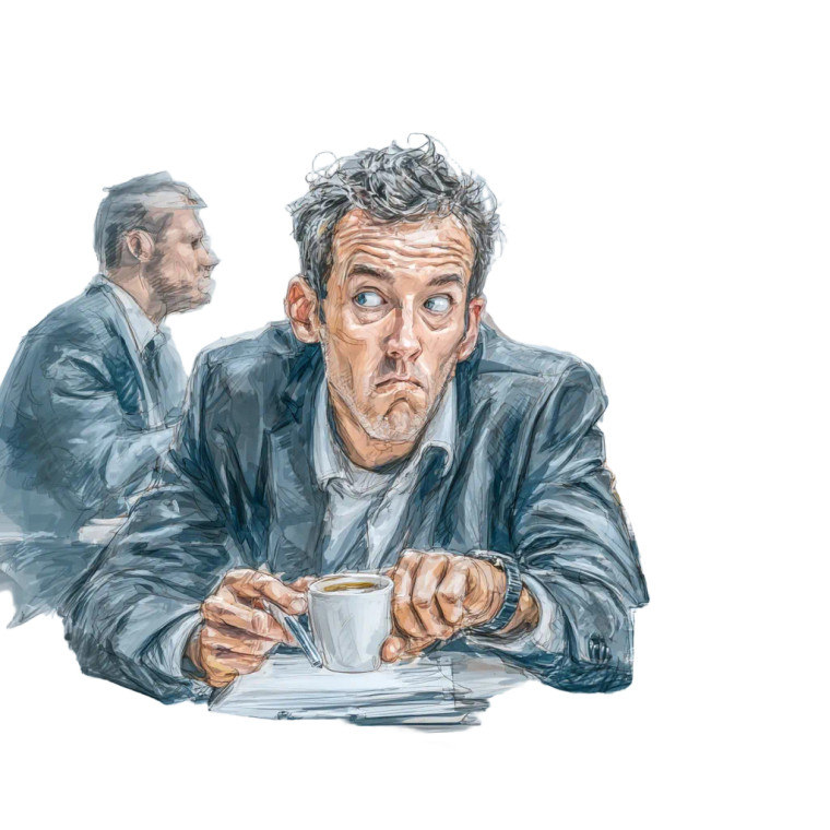 Impatient Executive Vinyl Car Decal Sticker – Waterproof & UV-Resistant 6.826666666666667"