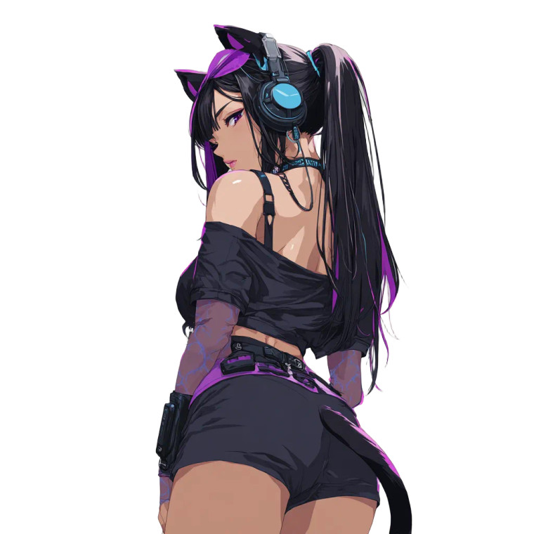 Smug Anime Hacker Vinyl Car Decal Sticker – Waterproof & UV-Resistant 6.826666666666667"