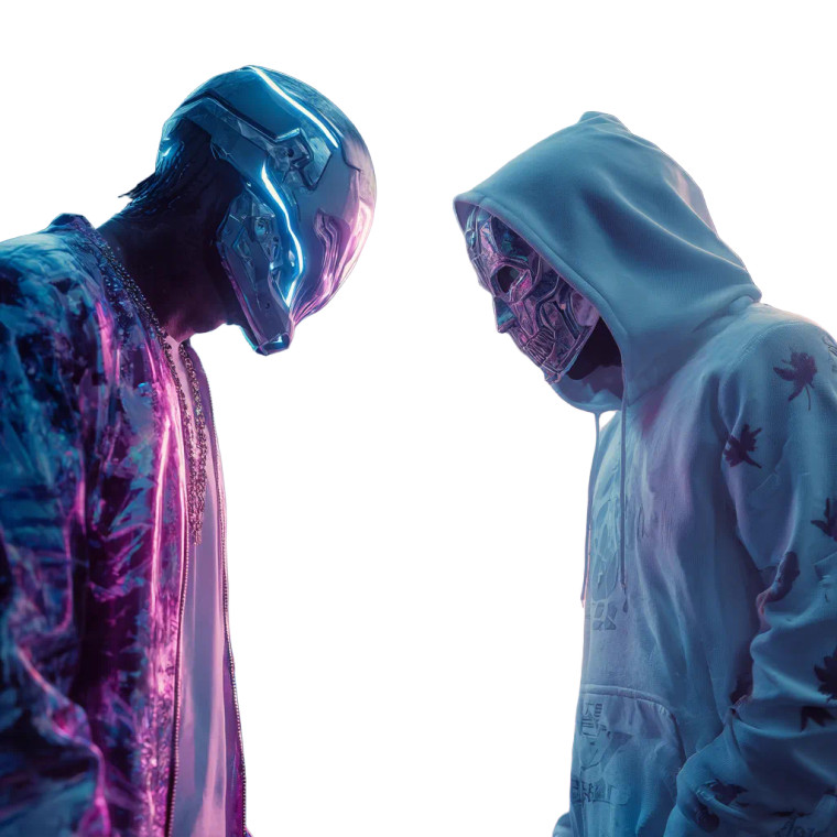 Ai Vs Human Rap Vinyl Car Decal Sticker – Waterproof & UV-Resistant 6.826666666666667"