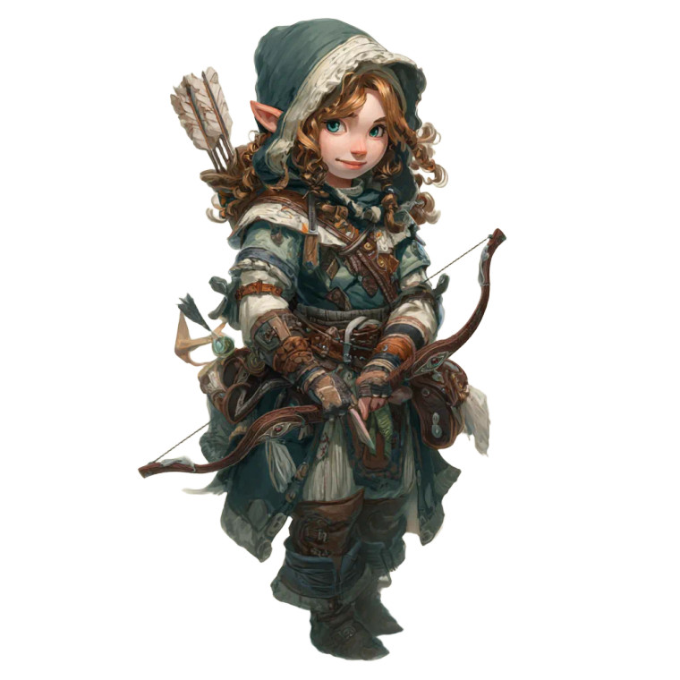 Halfling Rogue Mastermind Vinyl Car Decal Sticker – Waterproof & UV-Resistant 3.4133333333333336"