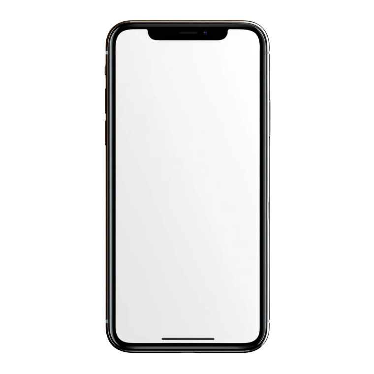 White Smartphone Vinyl Car Decal Sticker – Waterproof & UV-Resistant 6.826666666666667"