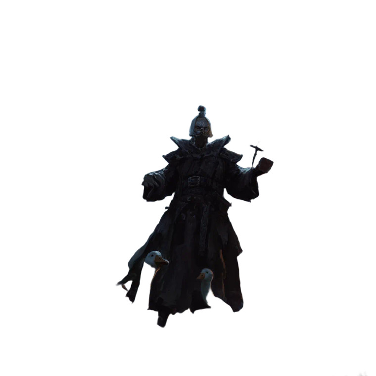 Demonic Goose Summoner Vinyl Car Decal Sticker – Waterproof & UV-Resistant 3.4133333333333336"