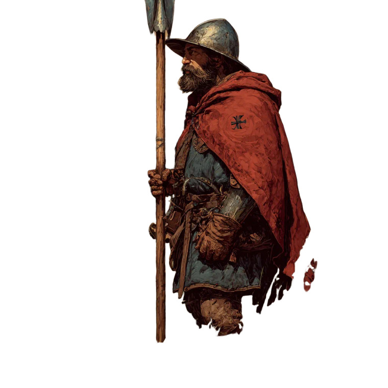 Medieval Watch Guard Vinyl Car Decal Sticker – Waterproof & UV-Resistant 3.4133333333333336"