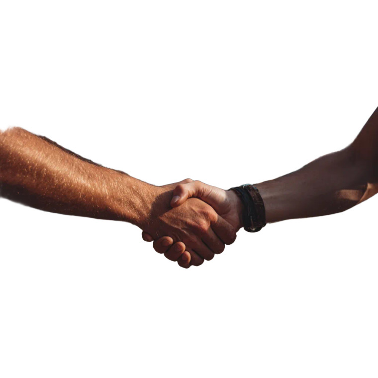 Handshake Close-Up V2 Vinyl Car Decal Sticker – Waterproof & UV-Resistant 6.826666666666667"