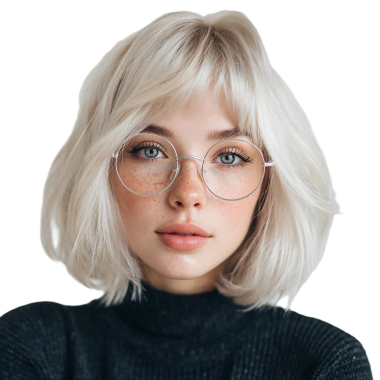 Blonde Haired Beauty Vinyl Car Decal Sticker – Waterproof & UV-Resistant 6.826666666666667"