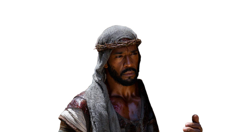 Jesus Carries Cross V2 Vinyl Car Decal Sticker – Waterproof & UV-Resistant 5.4