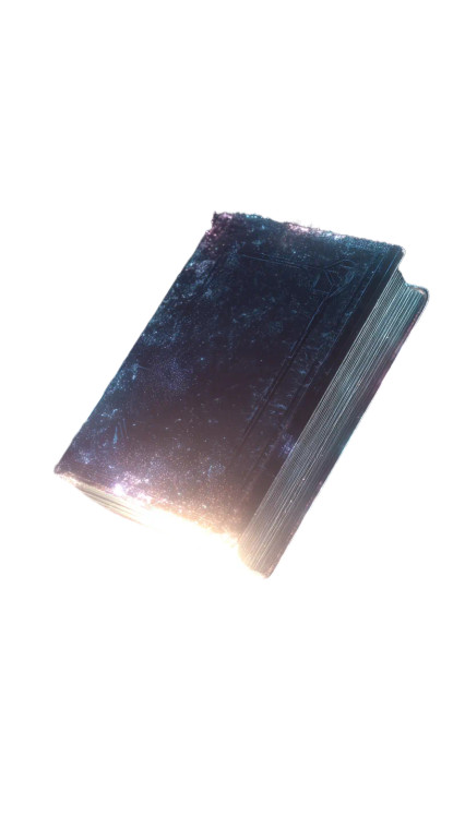 Glowing Sci-Fi Book Vinyl Car Decal Sticker – Waterproof & UV-Resistant 9.706666666666667"