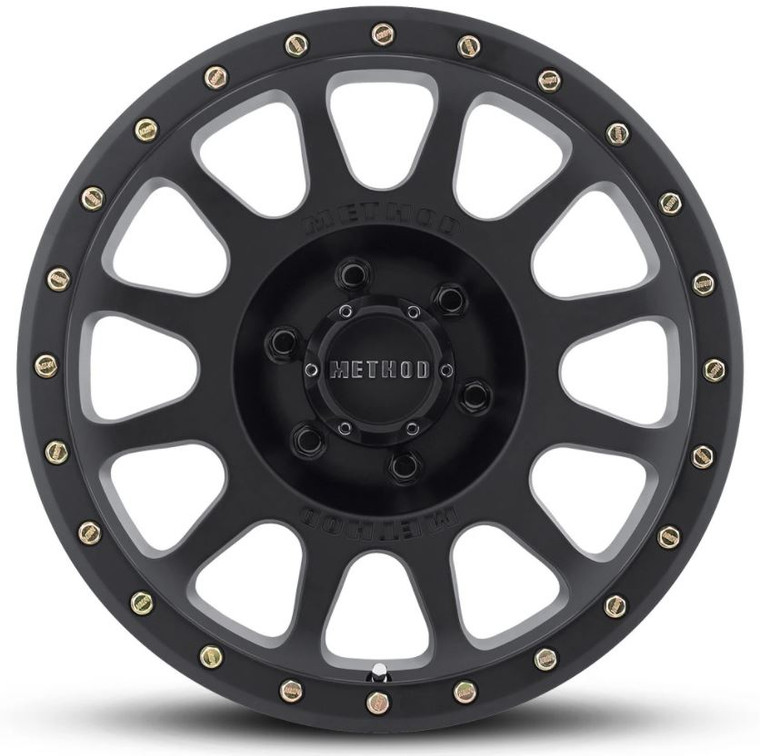 Upgrade Your Ride with Method 305 NV 17x8.5 Wheel | Strong, Matte Black Finish | TPMS Compatible