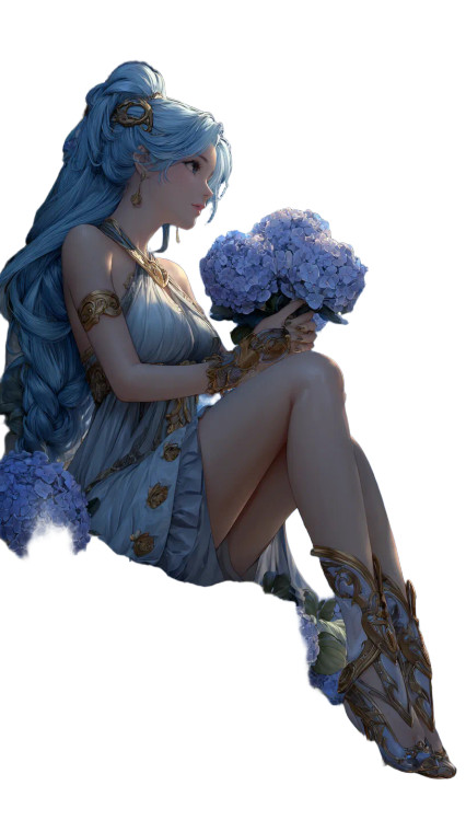 Fantasy Anime Girl V11 Vinyl Car Decal Sticker – Waterproof & UV-Resistant 9.706666666666667"