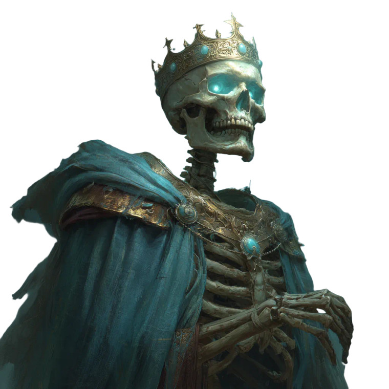 Skeleton King V11 Vinyl Car Decal Sticker – Waterproof & UV-Resistant 3.4133333333333336"