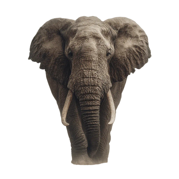 Elephant Video Vinyl Car Decal Sticker – Waterproof & UV-Resistant 3.4133333333333336"