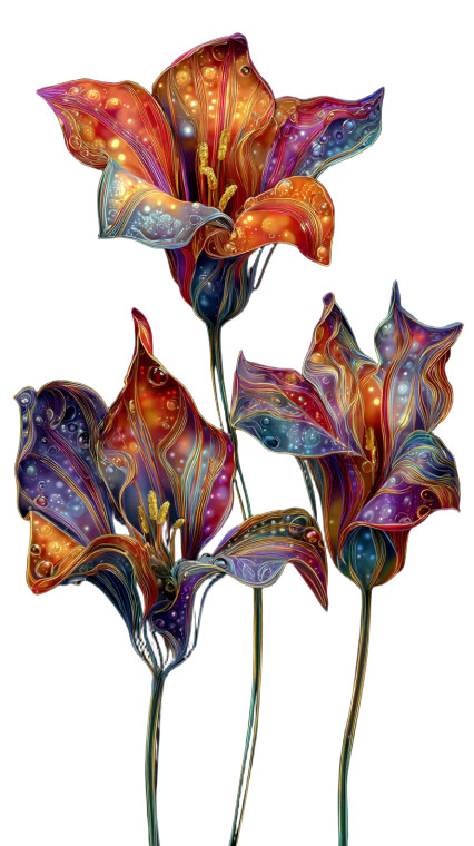 Vibrant Floral Macro Vinyl Car Decal Sticker – Waterproof & UV-Resistant 4.8533333333333335"