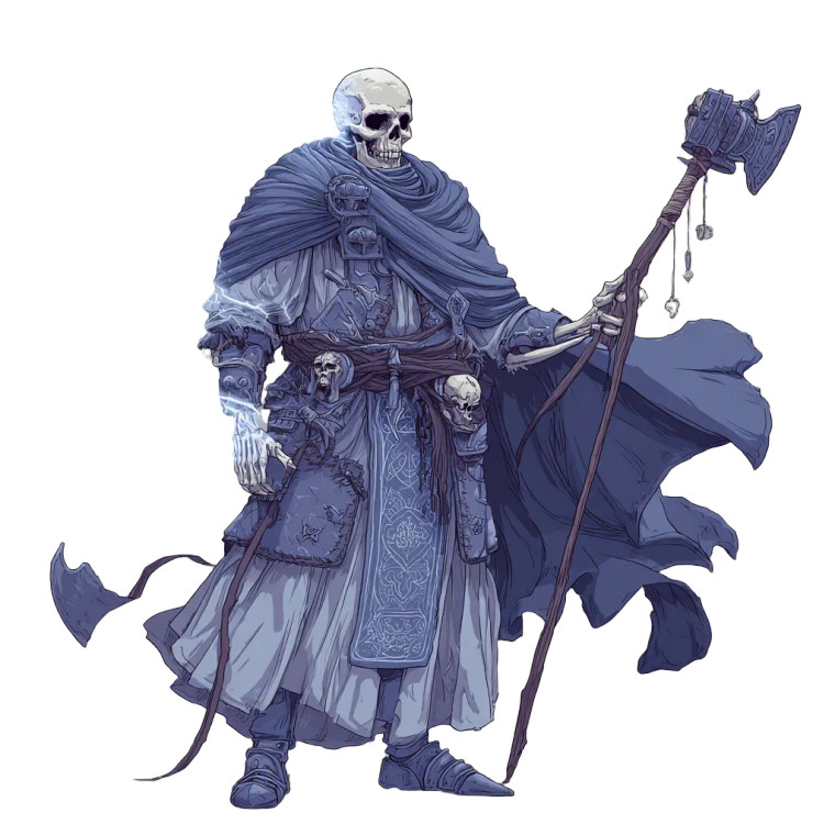 Undead Cleric Vinyl Car Decal Sticker – Waterproof & UV-Resistant 3.4133333333333336"