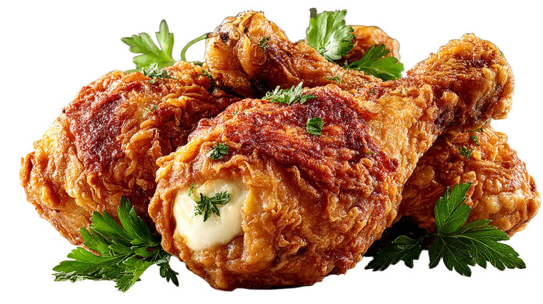 Fried Chicken Drumsticks Vinyl Car Decal Sticker – Waterproof & UV-Resistant 2.72"