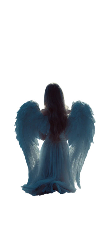 Angel In Prayer V2 Vinyl Car Decal Sticker – Waterproof & UV-Resistant 5.4