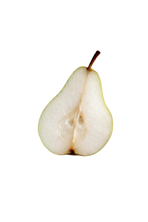 Pear Slice Vinyl Car Decal Sticker – Waterproof & UV-Resistant 4.4