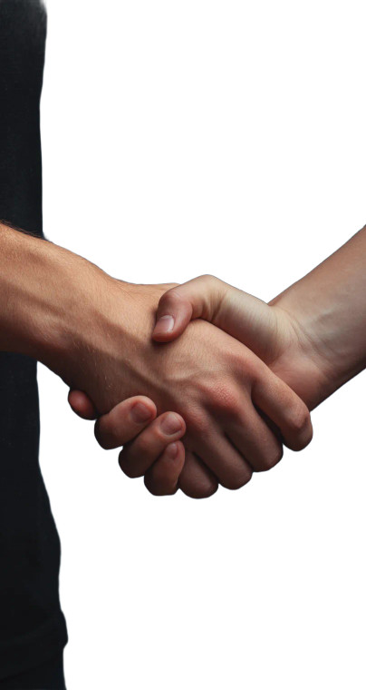 Handshake Close-Up V3 Vinyl Car Decal Sticker – Waterproof & UV-Resistant 5.01333333333333