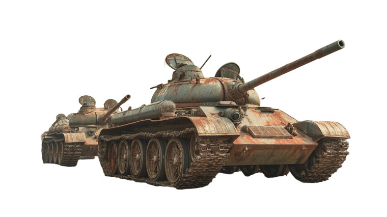 Russian Tanks Vinyl Car Decal Sticker – Waterproof & UV-Resistant 2.72"