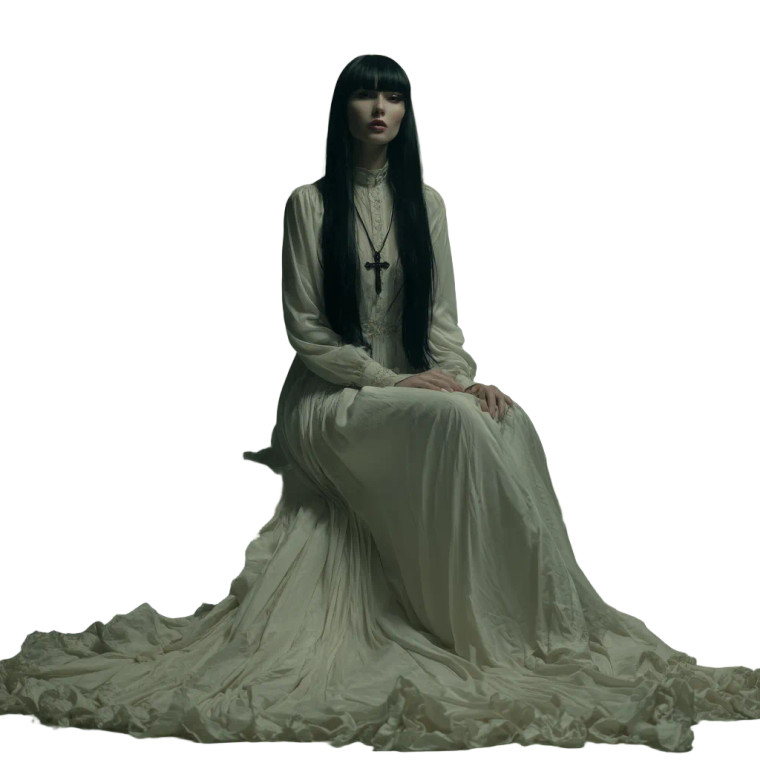 Gothic Angelic Muse Vinyl Car Decal Sticker – Waterproof & UV-Resistant 3.4133333333333336"