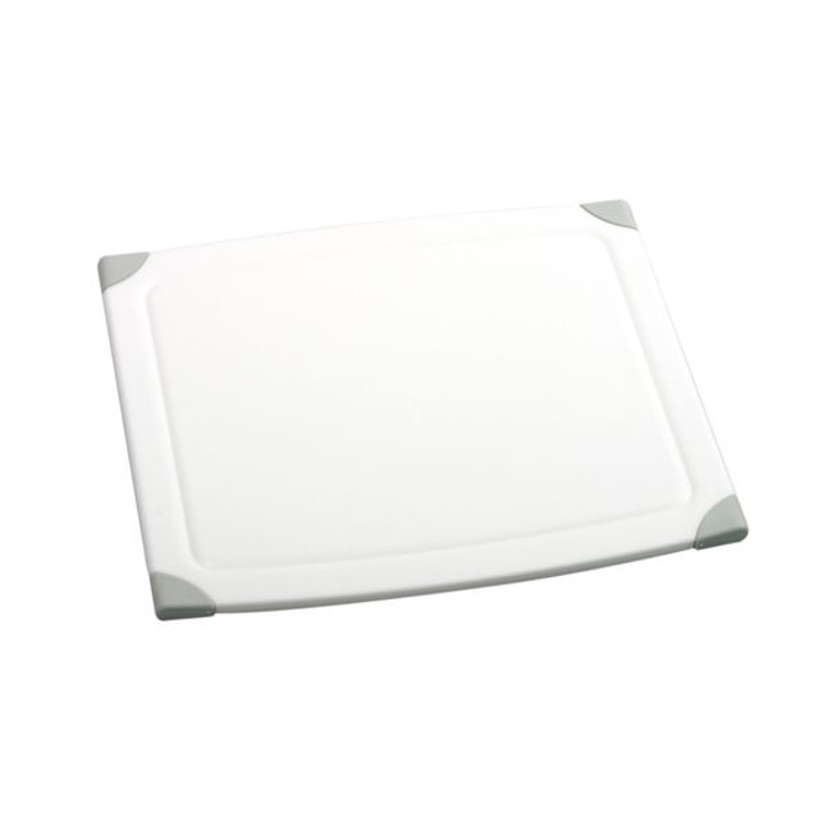 Norpro Grooved Cutting Board | NSF Approved, 12x10 Inch, Non-Skid Polypropylene, Dishwasher Safe