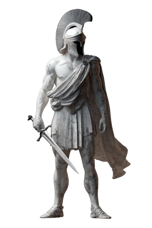 Greek God Sambo Vinyl Car Decal Sticker – Waterproof & UV-Resistant 4.4