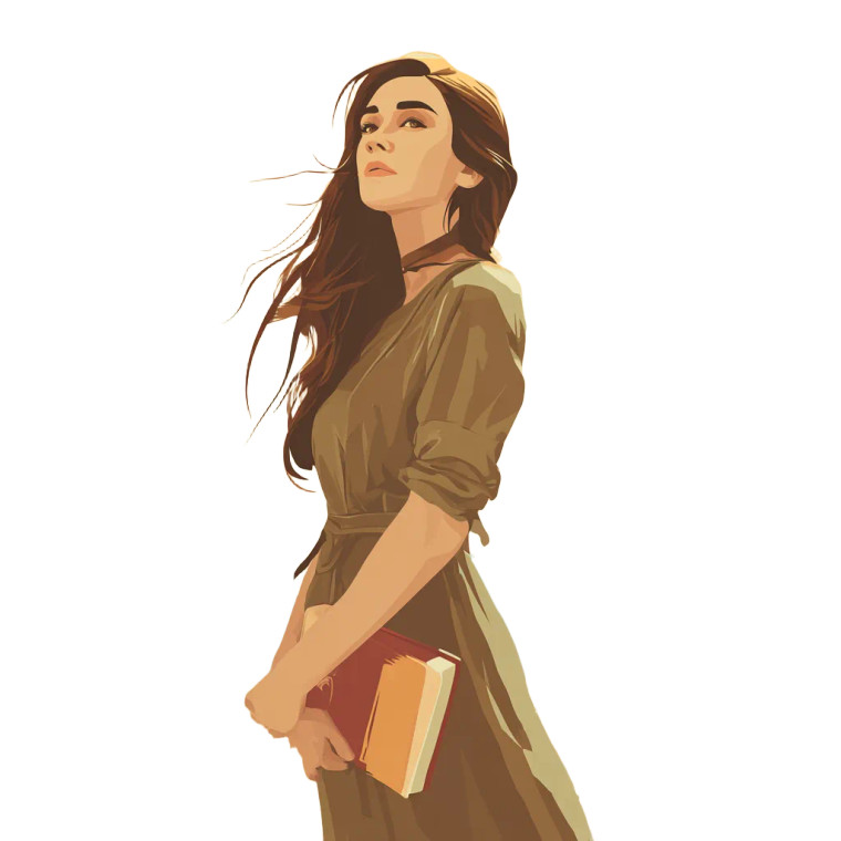 Desert Reader V2 Vinyl Car Decal Sticker – Waterproof & UV-Resistant 3.4133333333333336"