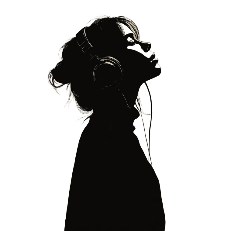 Introverted Listener Vinyl Car Decal Sticker – Waterproof & UV-Resistant 3.4133333333333336"