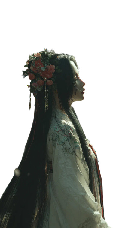 Hanfu Beauty V8 Vinyl Car Decal Sticker – Waterproof & UV-Resistant 4.8533333333333335"