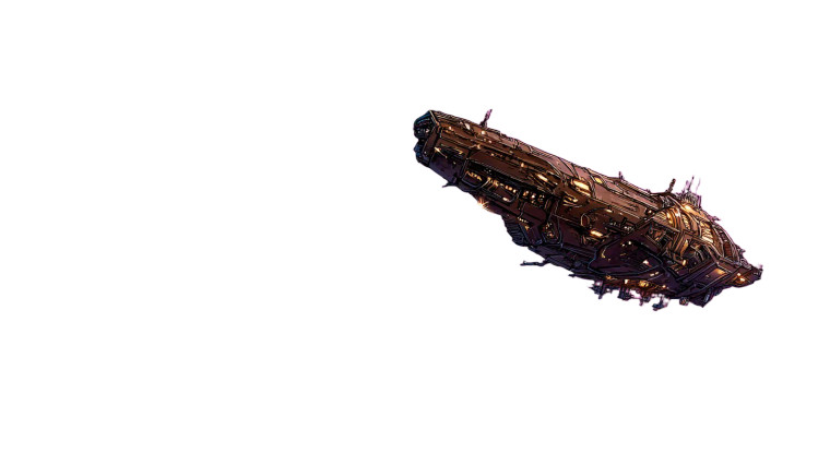 Space Ship V4 Vinyl Car Decal Sticker – Waterproof & UV-Resistant 5.4