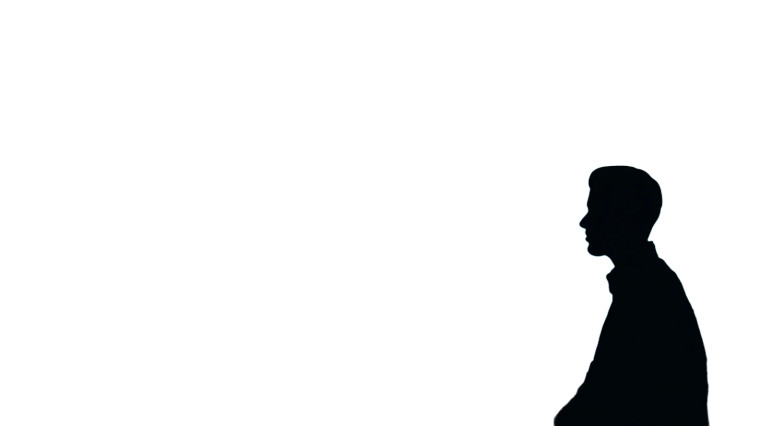 Meditating Man Silhouette V2 Vinyl Car Decal Sticker – Waterproof & UV-Resistant 2.72"