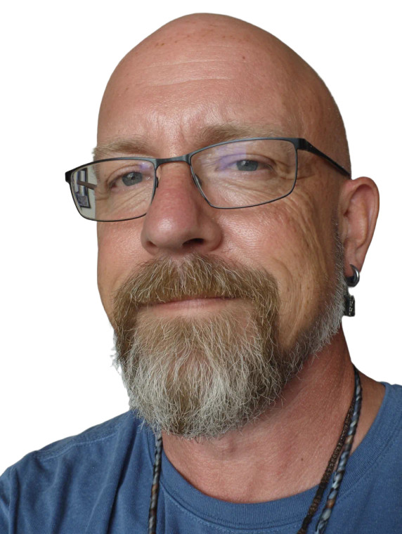 Bald Goatee Man Vinyl Car Decal Sticker – Waterproof & UV-Resistant 4.1066666666666665"