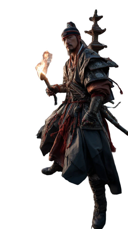 Joseon Warrior Beacon Vinyl Car Decal Sticker – Waterproof & UV-Resistant 9.706666666666667"