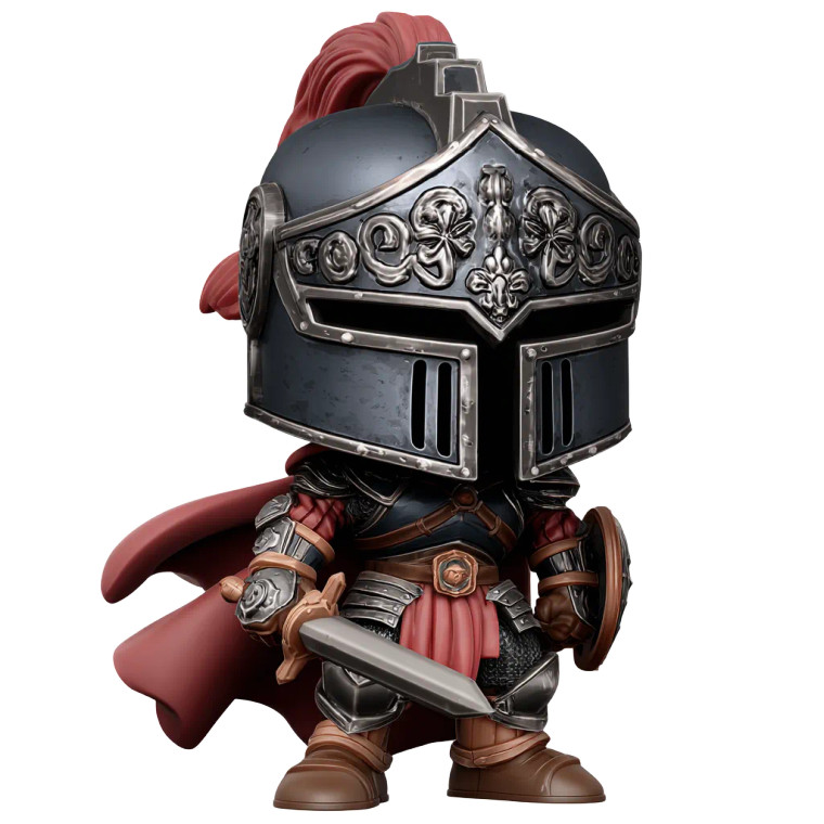 Medieval Knight Funko Vinyl Car Decal Sticker – Waterproof & UV-Resistant 3.4133333333333336"