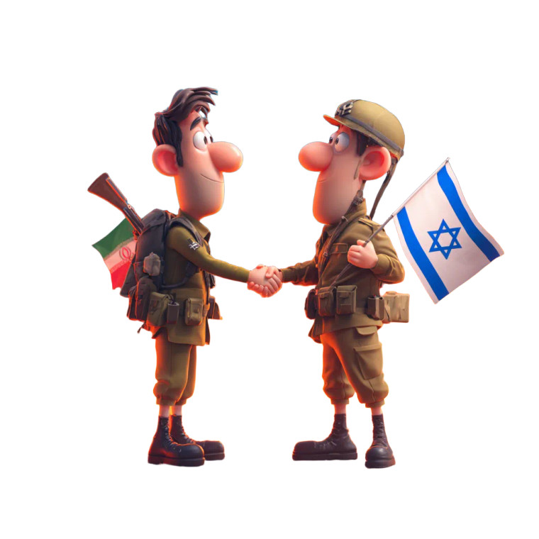 Soldiers Shake Hands V2 Vinyl Car Decal Sticker – Waterproof & UV-Resistant 3.4133333333333336"