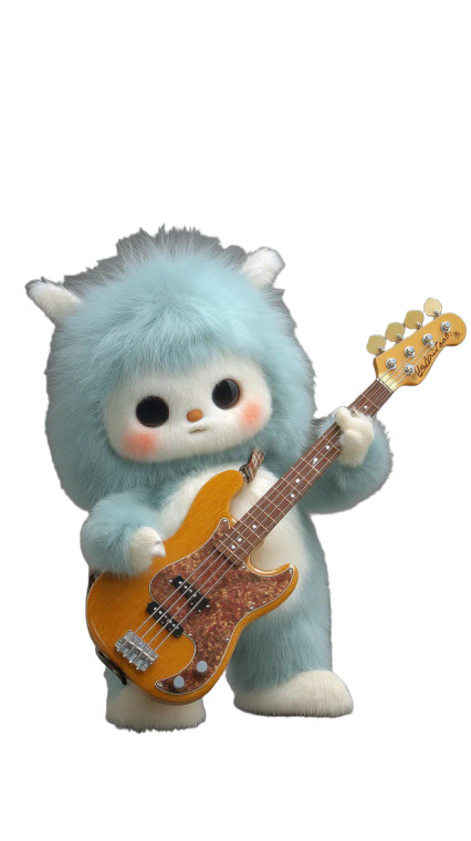 Luxury Labubu Musician Vinyl Car Decal Sticker – Waterproof & UV-Resistant 4.8533333333333335"