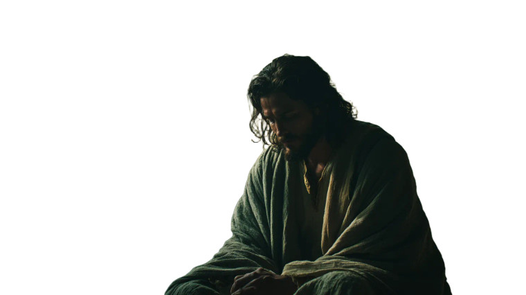 Introspective Jesus Vinyl Car Decal Sticker – Waterproof & UV-Resistant 2.72"