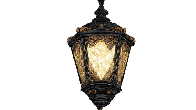 Fantasy Lantern Vinyl Car Decal Sticker – Waterproof & UV-Resistant 2.72"